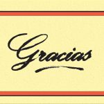 Tarjeta "Gracias" (Pack x 100 u.)