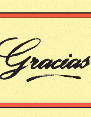 Tarjeta “Gracias” (Pack x 500 u