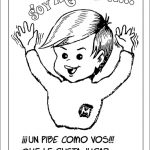 Folleto/Historieta Evang. Niñez "Martín" - (1 color, para colorear) (x millar)