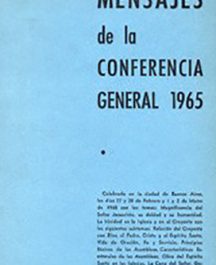Mensajes de la Conferencia general 1965